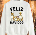 Shiba Inu Feliz Navidog Christmas Unisex Sweatshirt