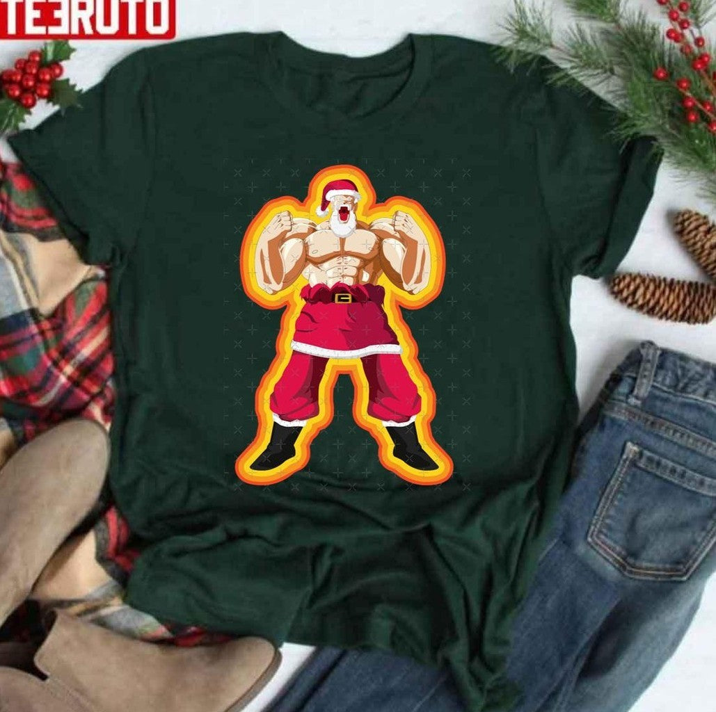 Super Shirtless Santa Claus Unisex Sweatshirt