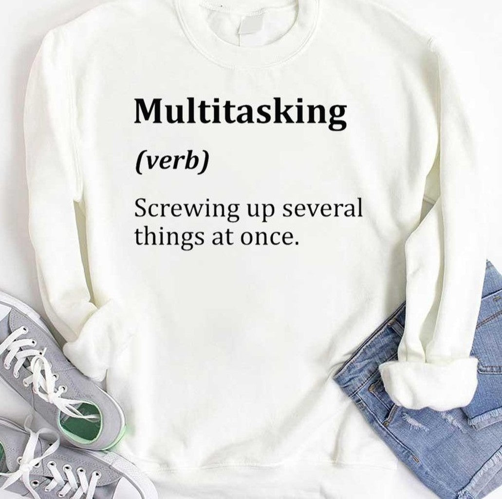 Multitasking Funny Word Definition Unisex T-Shirt
