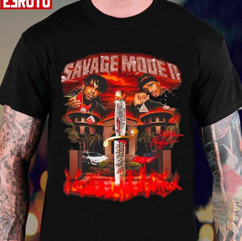 21 Savage And Metro Boomin Li' Merch Bootleg Raptee Unisex T-Shirt
