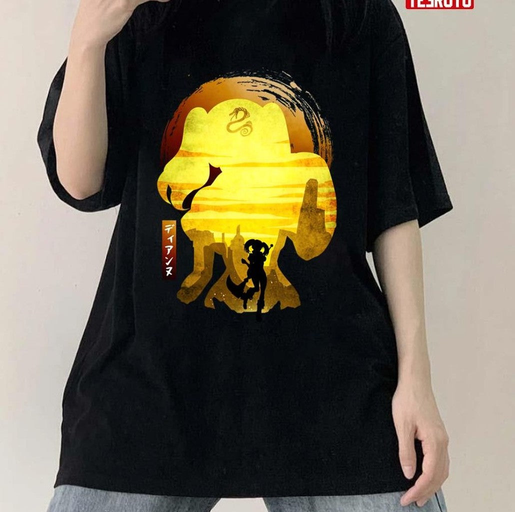 Seven Deadly Sins Minimalist Silhouette Diane Unisex T-Shirt