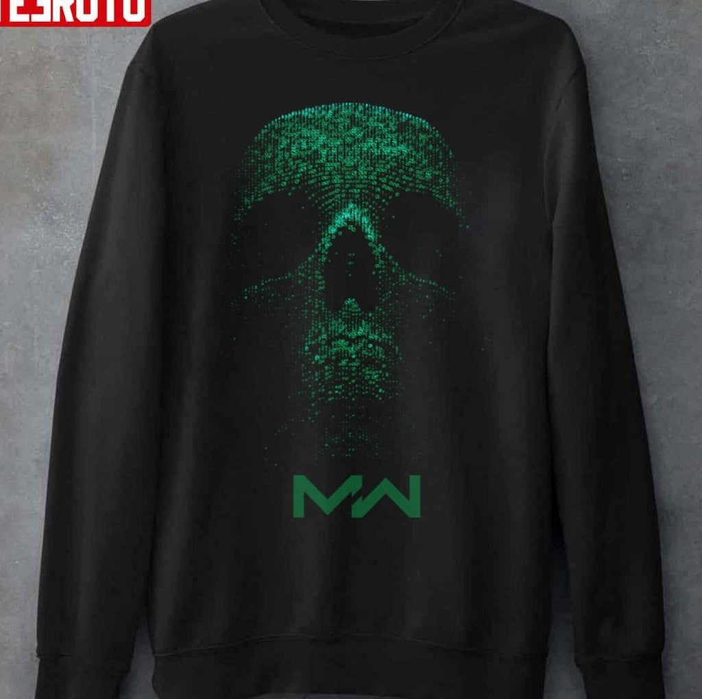 Mw Green Skull Modern Warfare Unisex T-Shirt