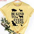 Be Kind To Every Kind Quote Unisex T-Shirt