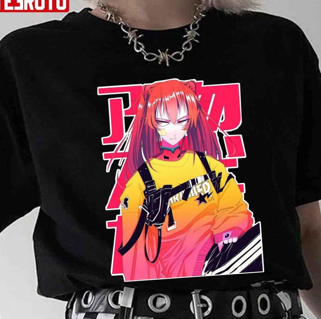 Asuka Langley Evangelion Collection The Cool Girl Unisex T-Shirt