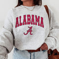 Alabama Vintage Football NCAA Trendy Sweatshirt, University of Alabama Unisex Football NCAA Shirt, Gift For Men, Gift For Girls, Crewneck, Cotton, Swe