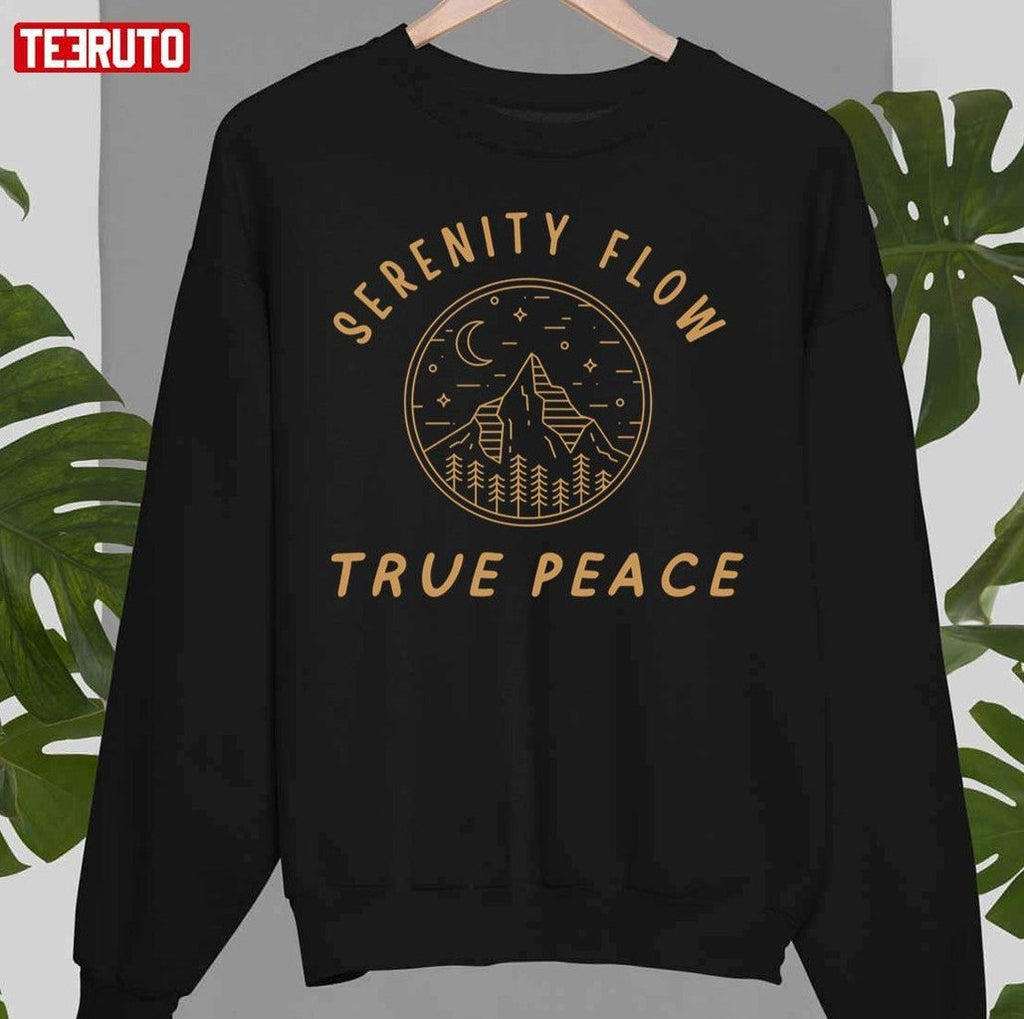 Serenity Flow True Peace Landscape Unisex Sweatshirt