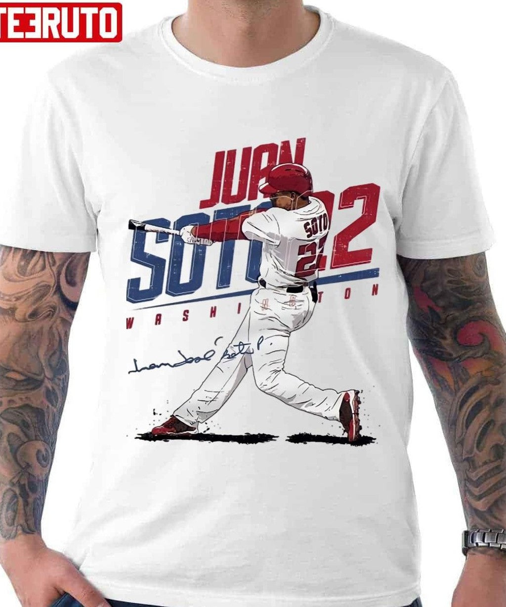 Proud Juan Soto For Washington Mens Funny Unisex T-Shirt