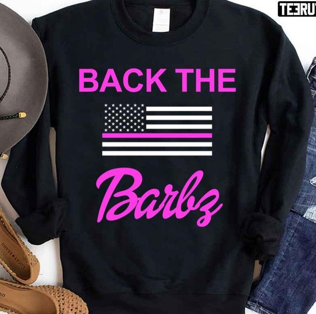 Back The Barbz US Flag Nicki Minaj Unisex Sweatshirt