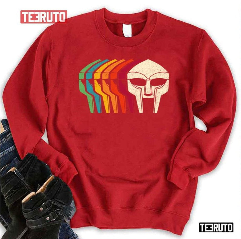 Retro Doom Mask Logo Mf Doom Rapper Unisex Sweatshirt