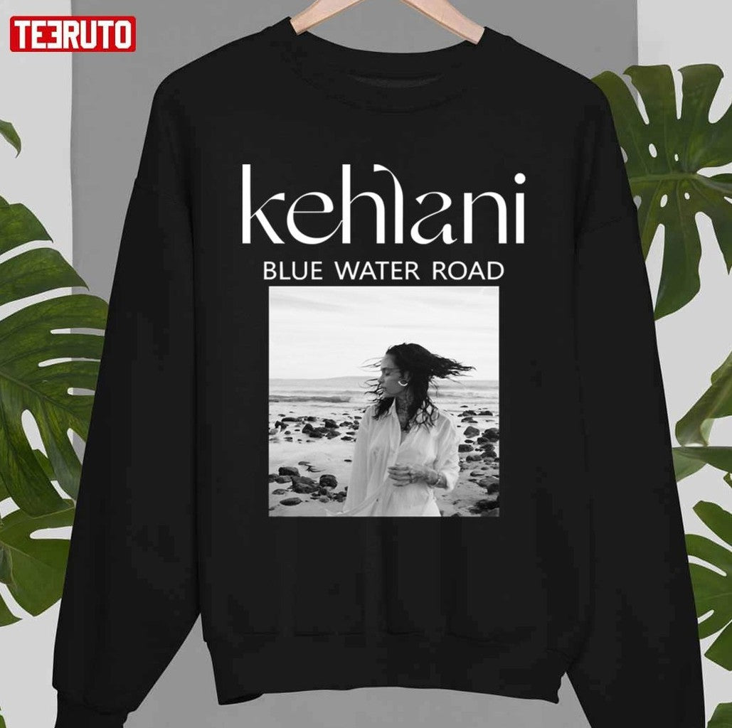 The Great Retro Kehlani Blue Water Road Design Unisex T-shirt