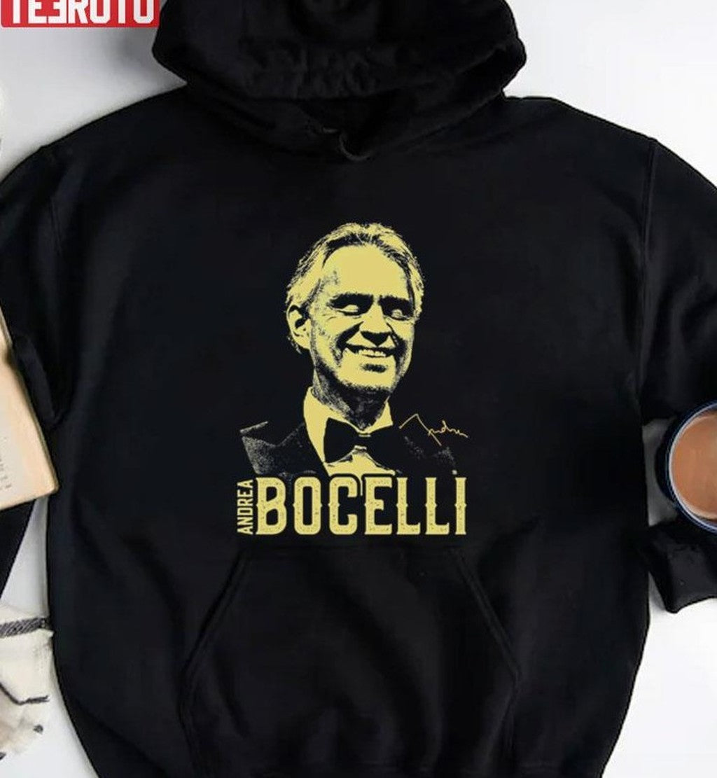Retro Vintage Andrea Bocelli Signature Unisex Sweatshirt