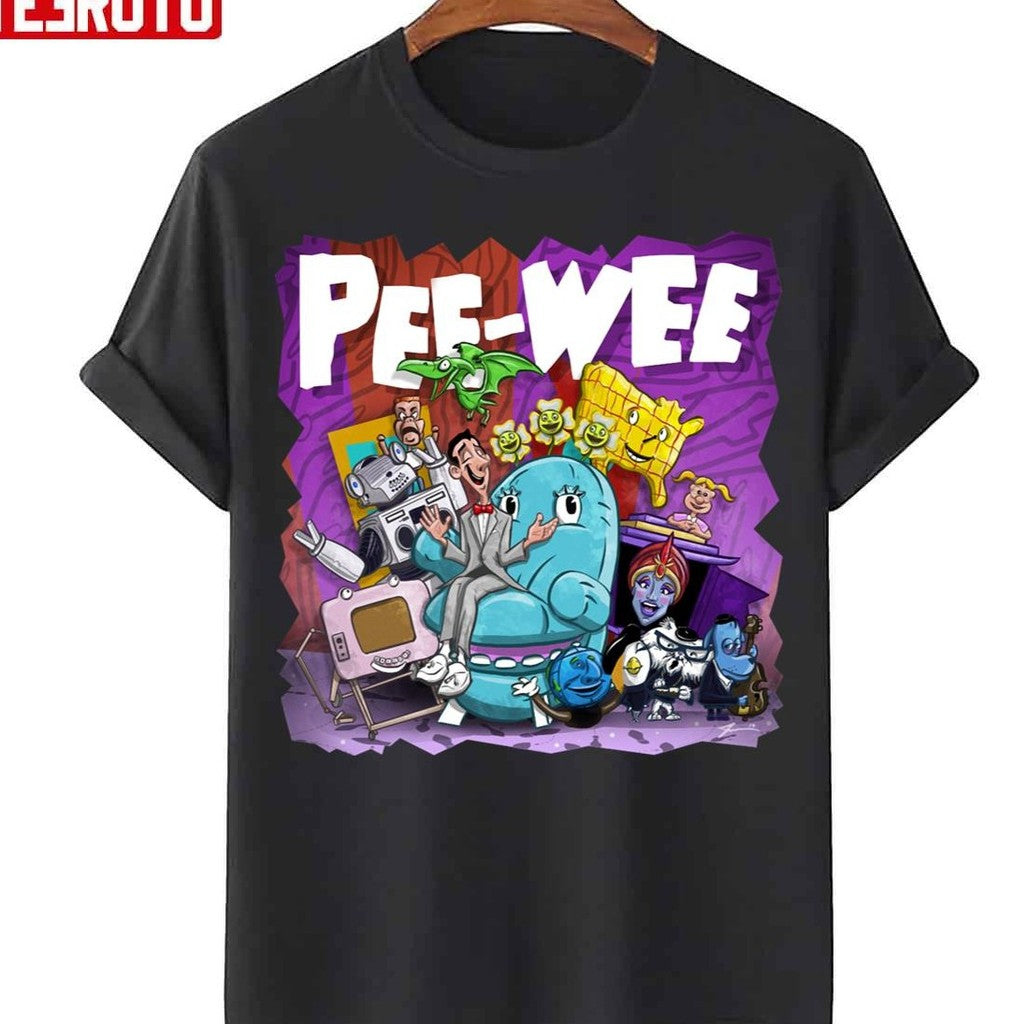 Pee Weethrow Back Large Marge Unisex T-Shirt