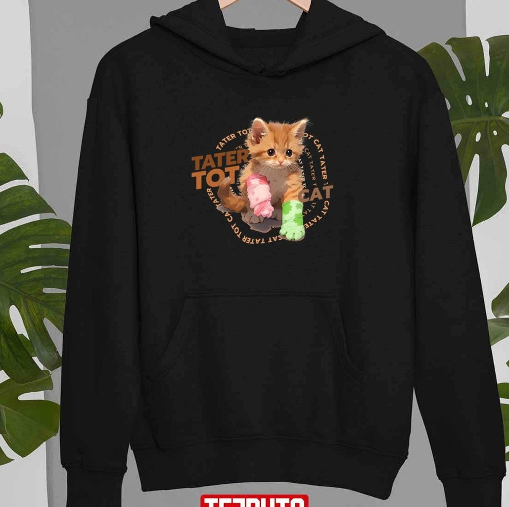 Tater Tot Cat New Cute Art Unisex Sweatshirt