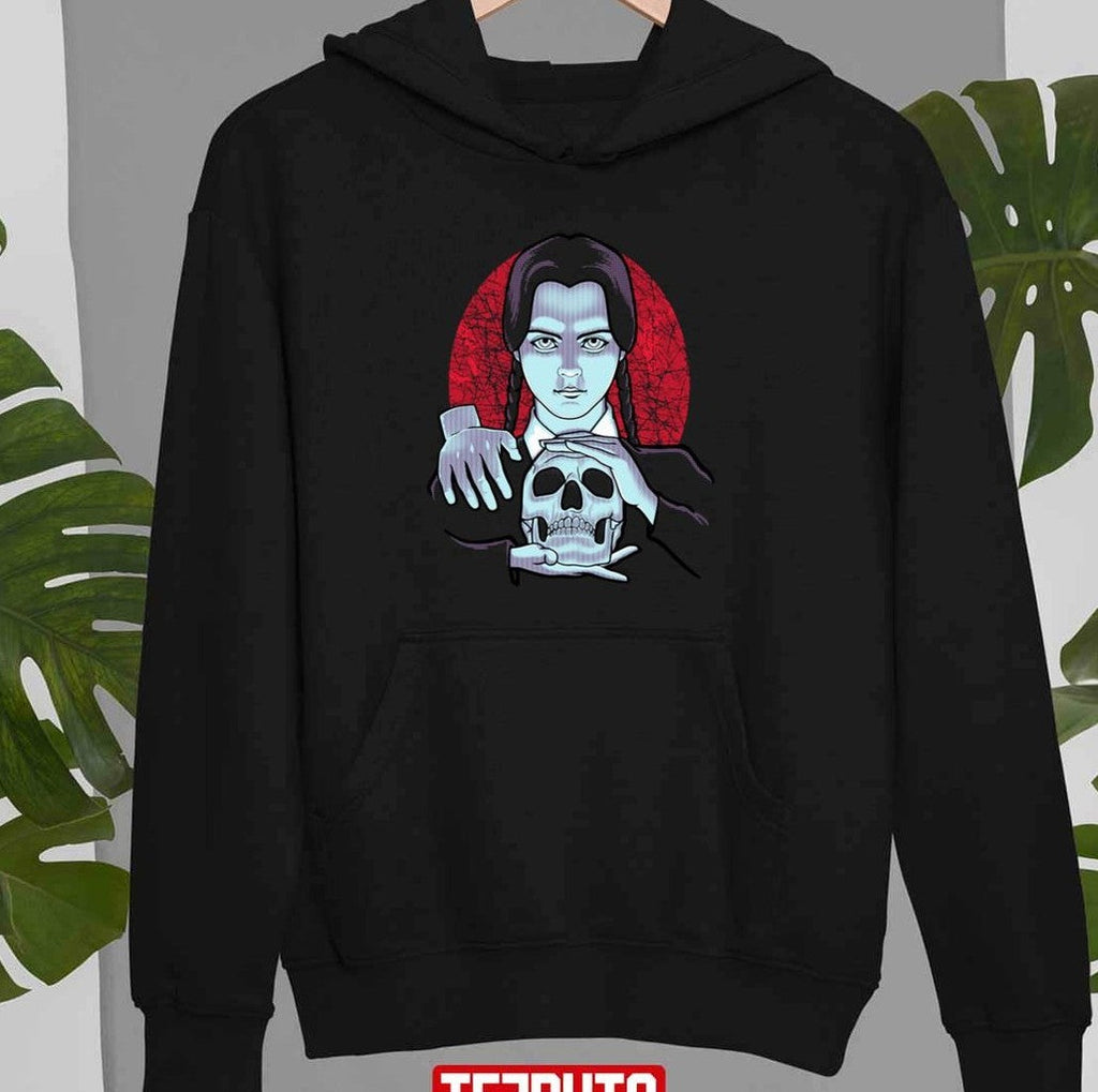 Skull The Addams Family Vintage Art Unisex T-Shirt