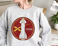 Starship Mars Mission Badge Unisex Sweatshirt