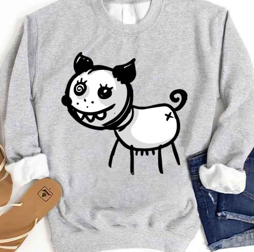Badly Drawn Bitch Unisex Sweatshirt