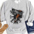 Nordic Compass And Ax Viking Valhalla Unisex Sweatshirt