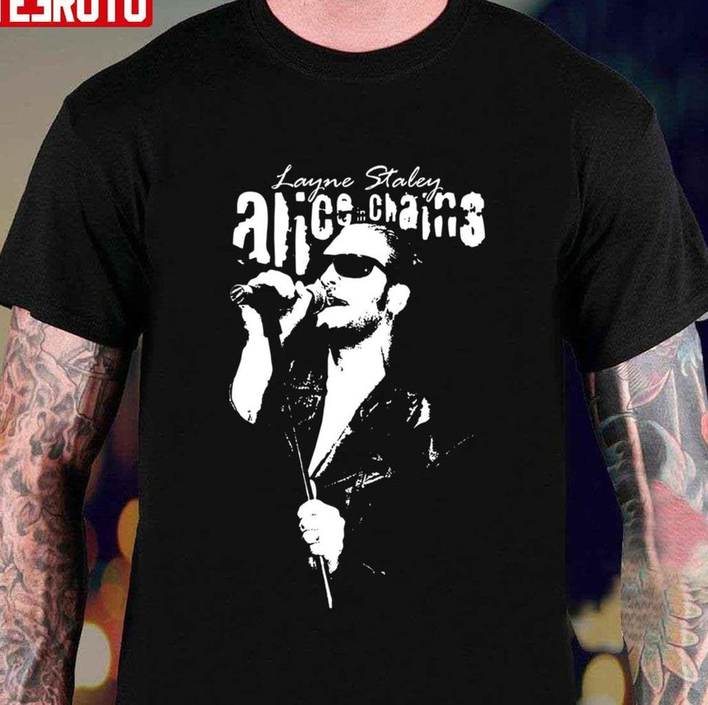 Singing Layne Staley Graphic Unisex T-Shirt