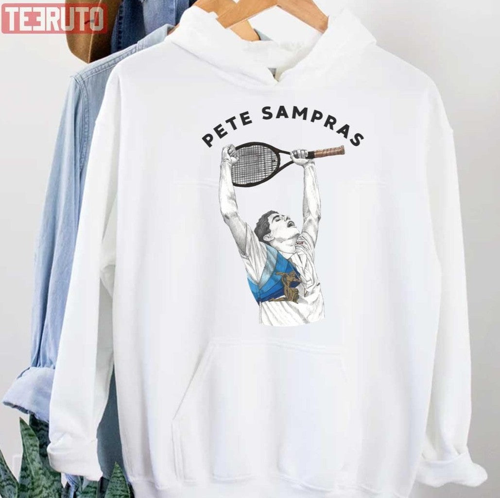 Pete Sampras The Tennis Winning Moment Unisex Hoodie
