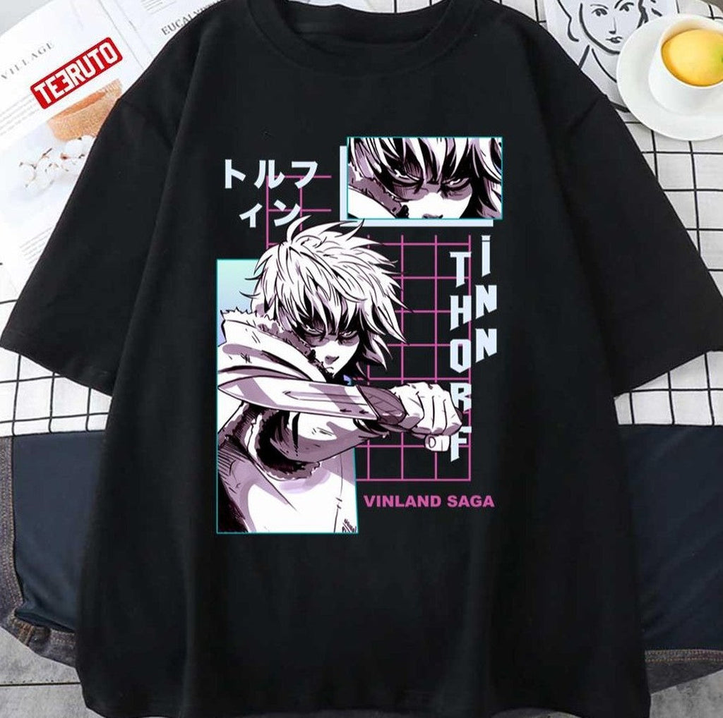 Streetstyle Graphic Vinland Saga Thorfinn The Scary Eyes Unisex T-Shirt