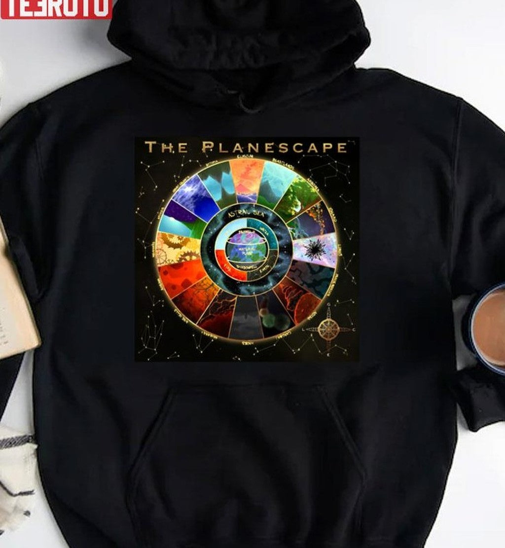 Planescape Map Christmas Unisex Sweatshirt