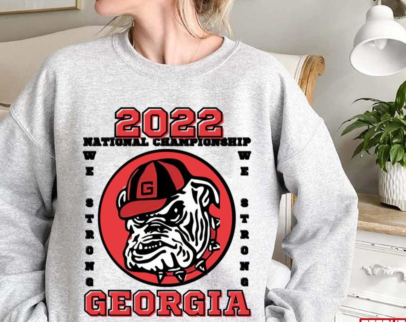 Proud Supporter Of Snow Days Georgia Bulldogs Champions 2023 Unisex Sweatshirt