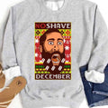 No Shave December Christmas Unisex Sweatshirt