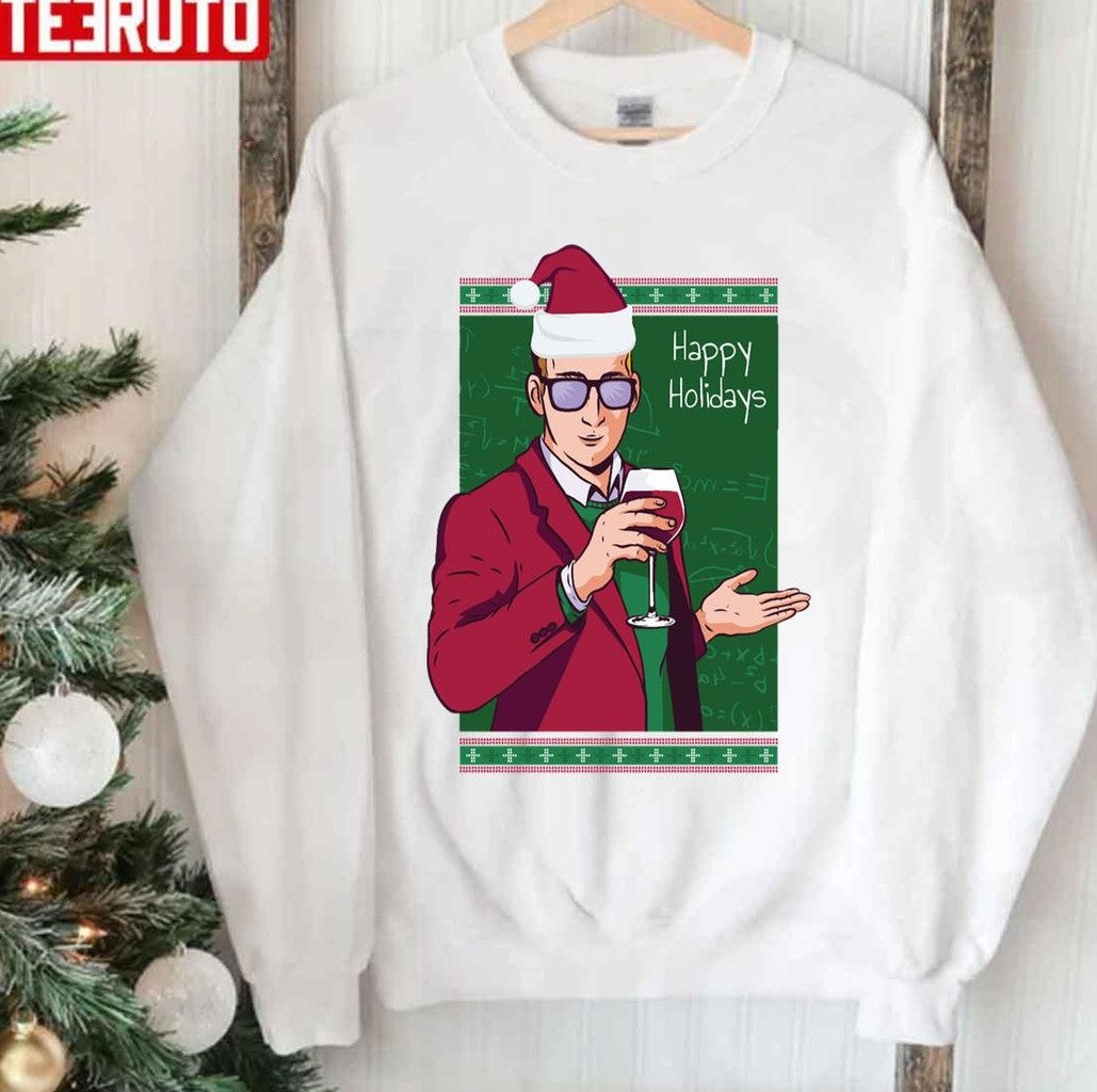 Teacher Christmas Wine Christmas 2020 Premium Unisex Sweatshirt