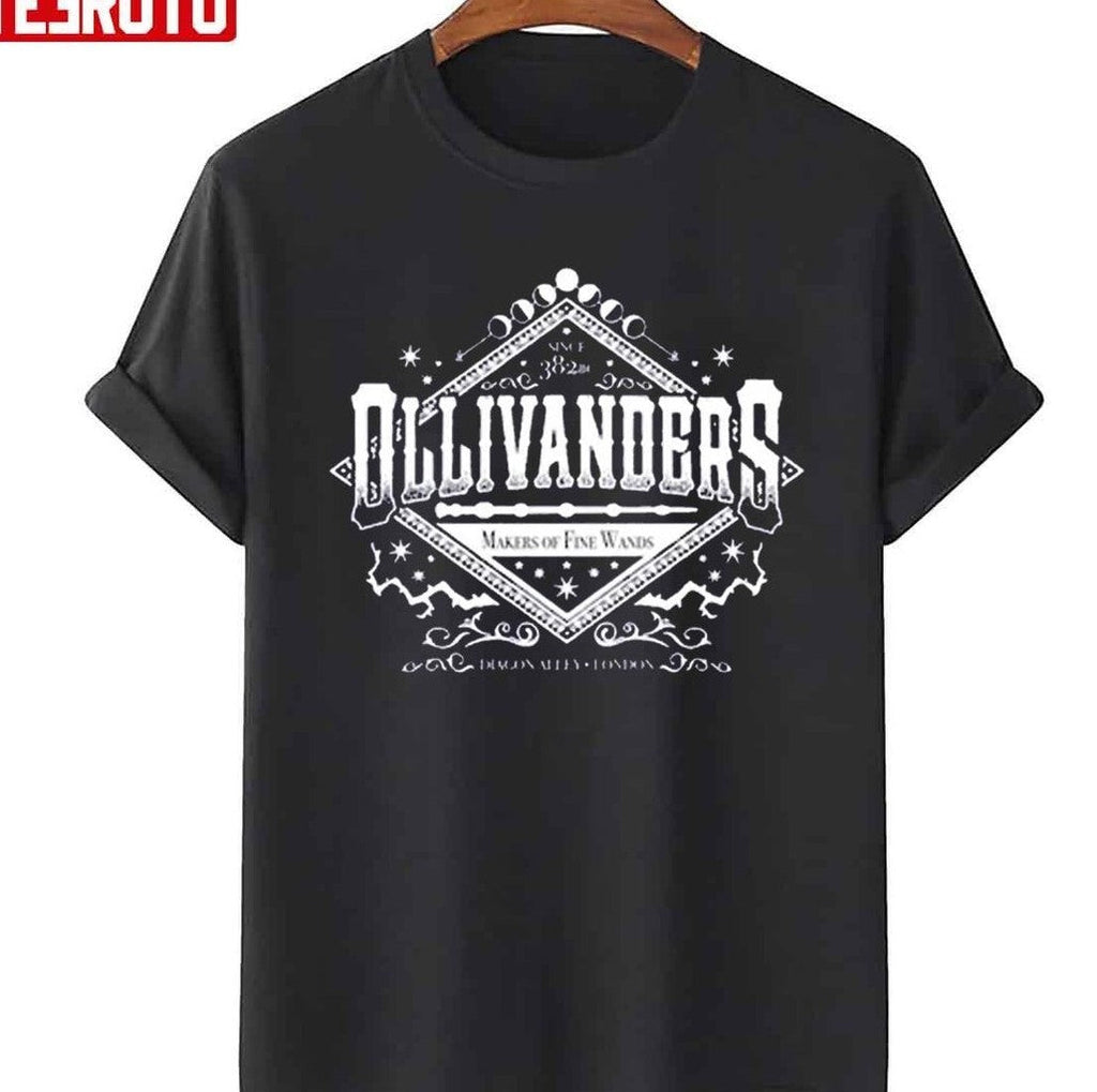 Ollivanders Makers Of Fine Wands Since 382 Bc Nerd Bookworm Fantasy Geek Wizard Vacation Unisex Sweatshirt