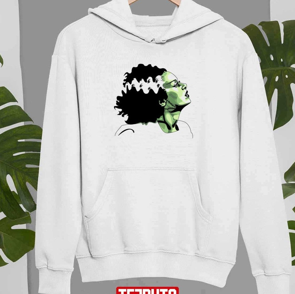 Movie Bride Of Frankenstein Character Vintage Illustration Unisex Sweatshirt