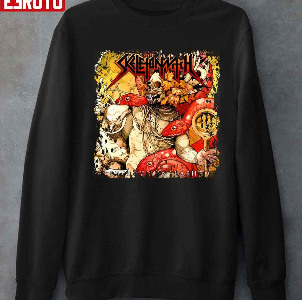 Scary Skeletonwitch Merch Unisex T-Shirt