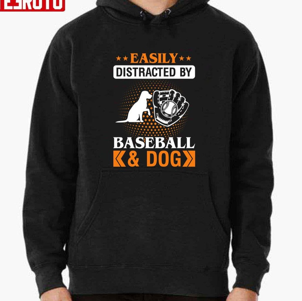 Baseball &amp; Dog Funny Gifts For Baseball And Dog Lovers Unisex T-Shirt