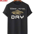 Science Fiction Day Stars Space Science Alien T-Shirt
