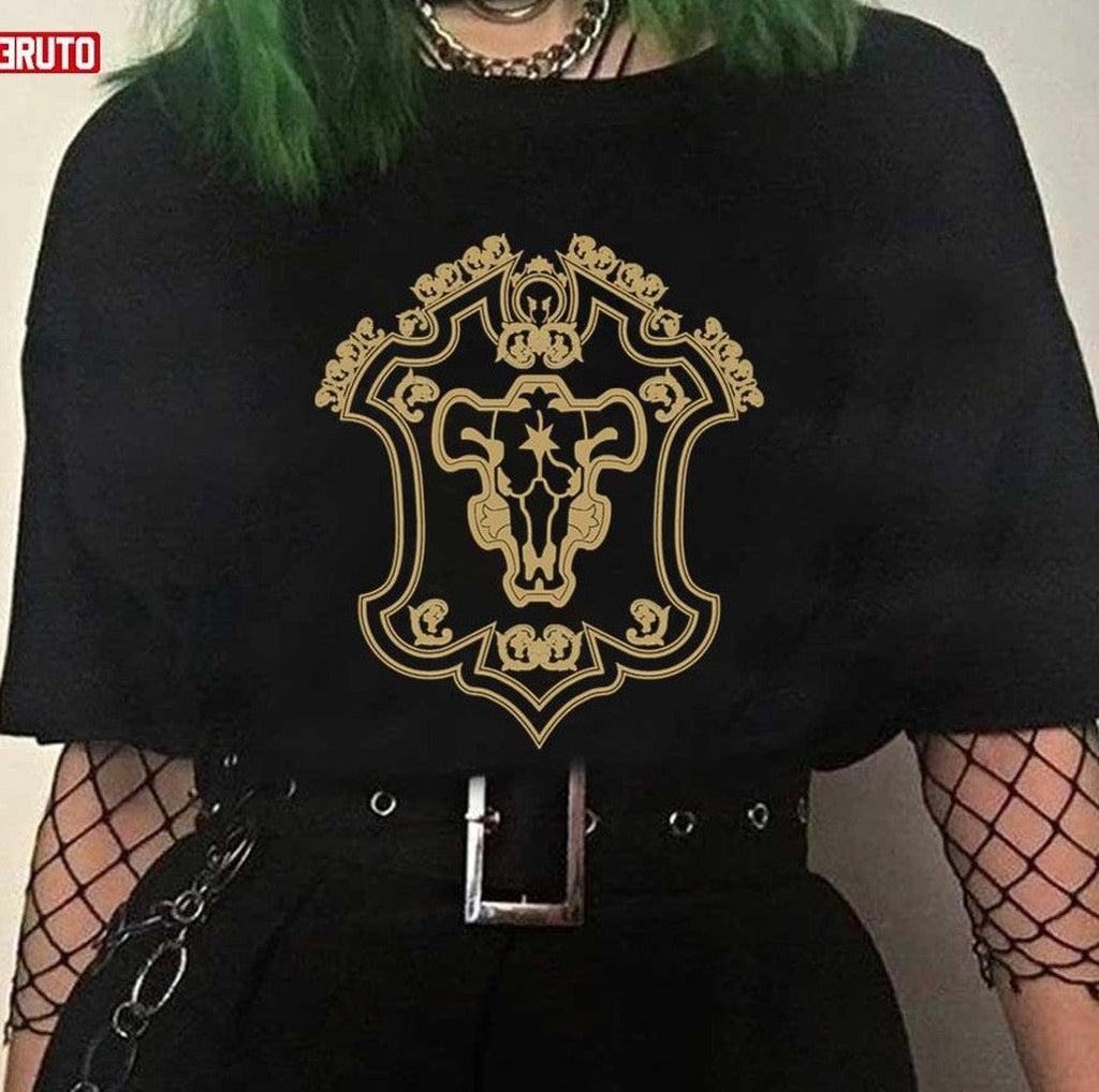 Black Bull Symbol Black Clover Anime Unisex T-Shirt