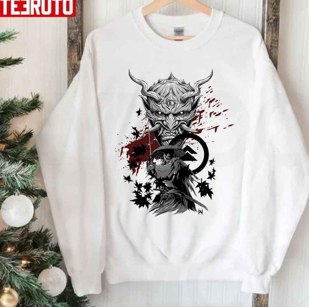 The Demon Mask Ghost Of Tsushima Unisex Sweatshirt