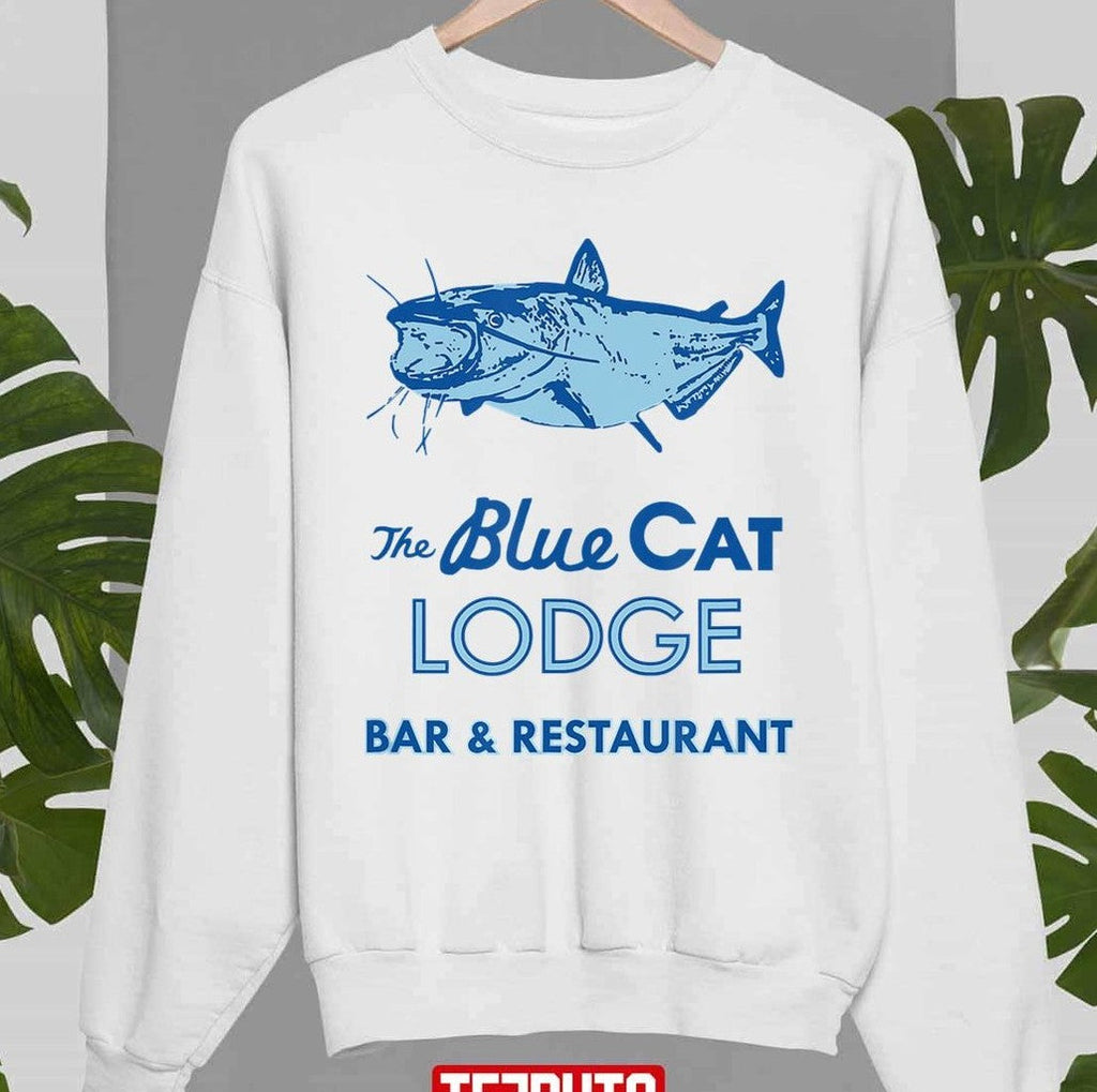 Ozark Blue Cat Lodge Lakeside View Unisex Sweatshirt