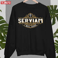 Serviam Will Serve Saint Michael Latin Phrase Catholic Unisex Hoodie