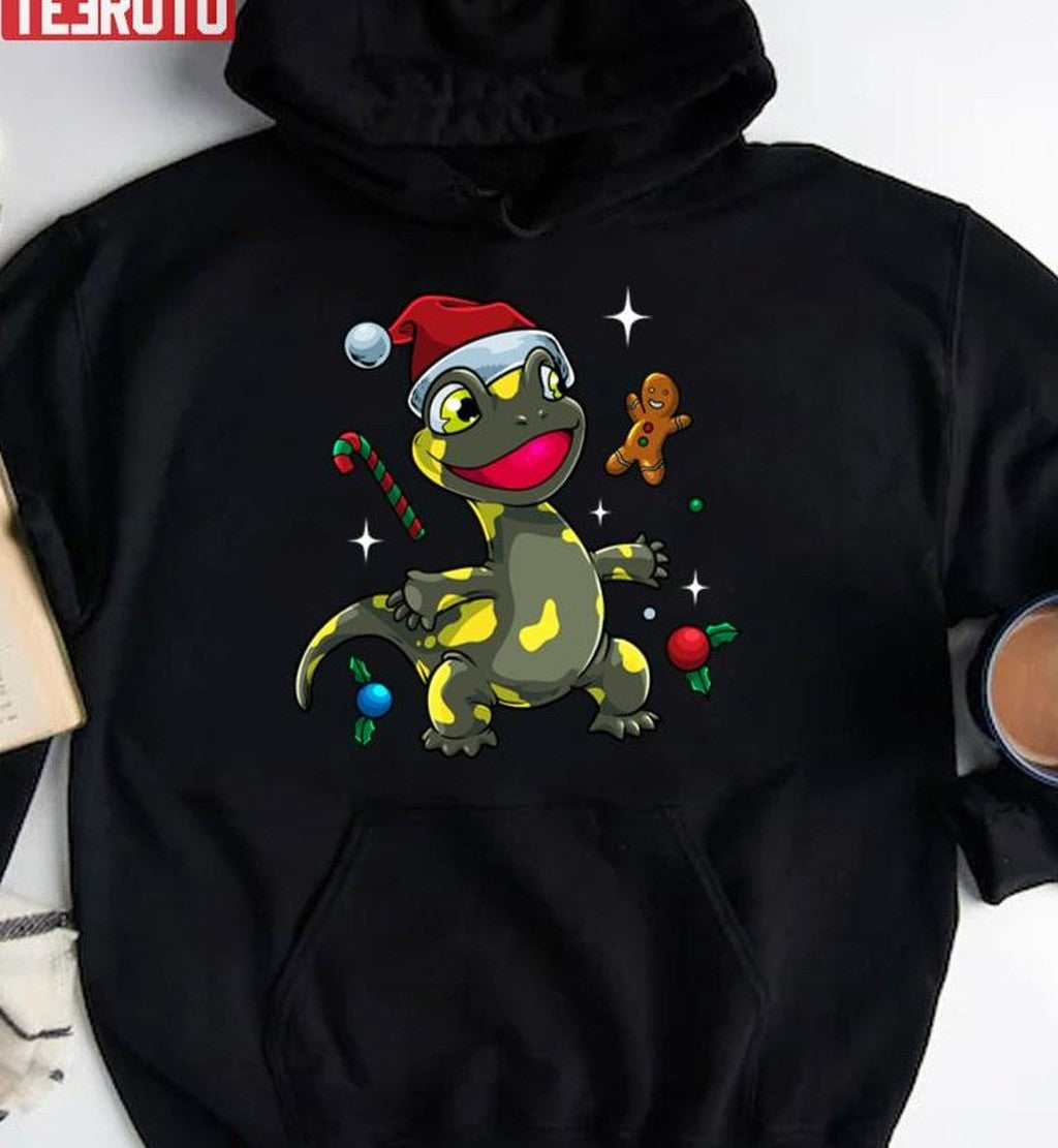 Sweet Christmas Fire Salamander Unisex Sweatshirt