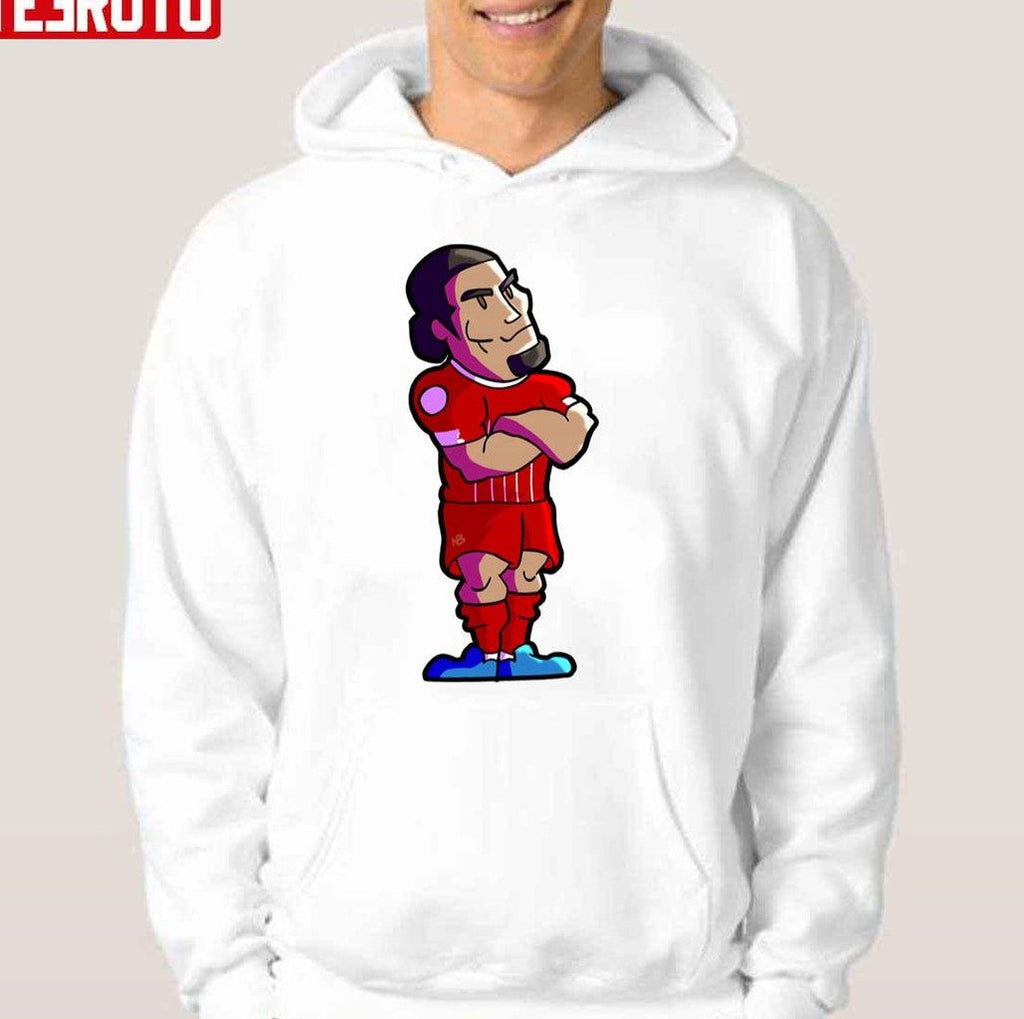 Baby Van Dijk The Football Aesthetic Art Unisex Hoodie