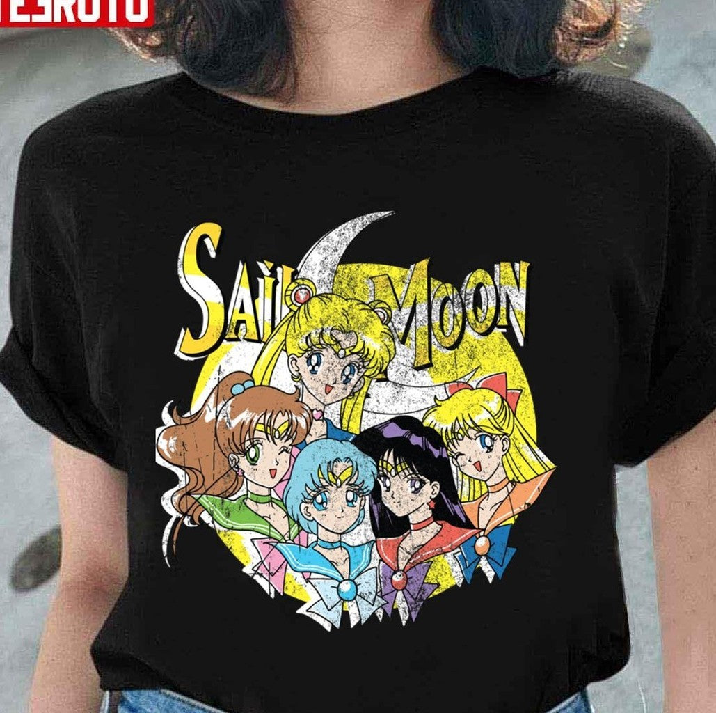 Moon Warrior Vintage Design Sailor Moon Unisex Sweatshirt