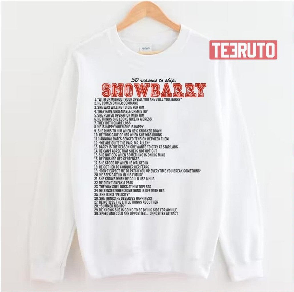 30 Reasons To Ship Snowbarry Unisex Sweatshirt