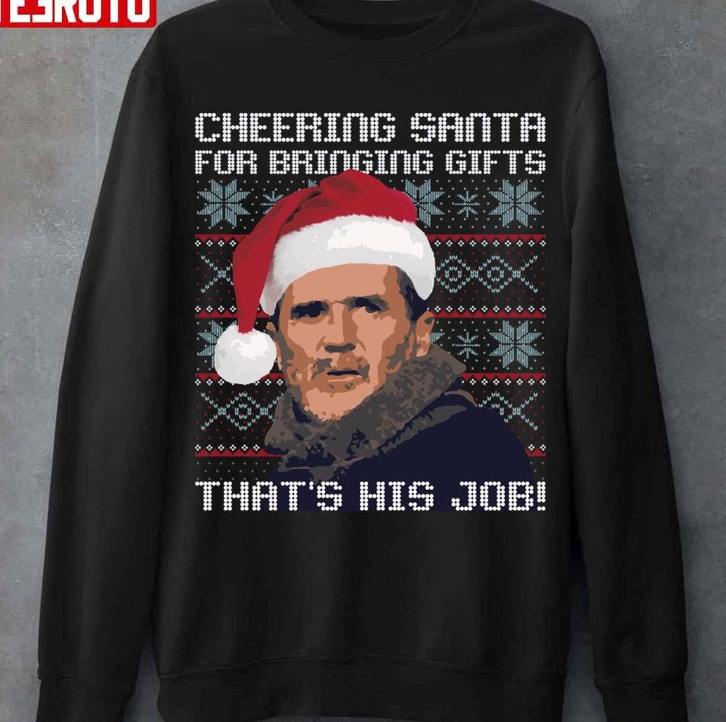 Roy Keane Snowflakes Christmas Pattern Unisex Hoodie