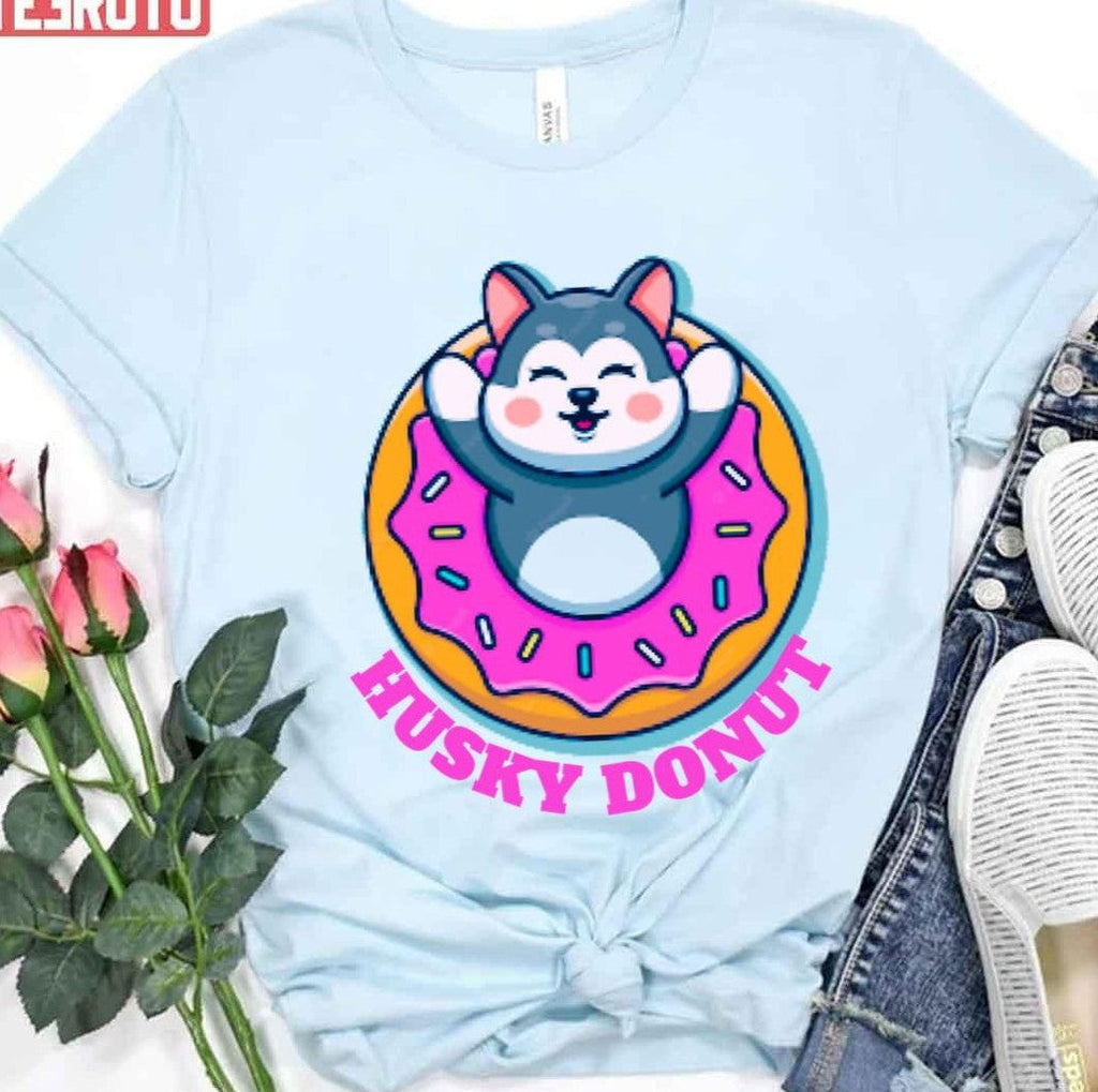 Siberian Husky Donutfunny Unisex T-Shirt