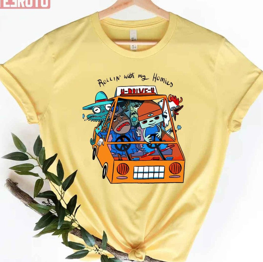 Parappa Driver Art Unisex T-shirt