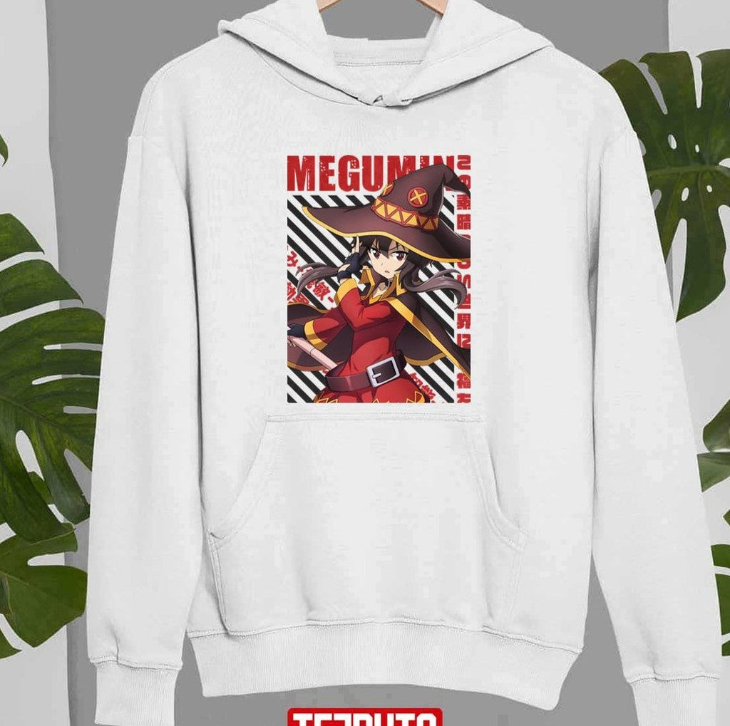 Shoulder-Length Dark Brown Hair Konosuba Megumin Female Charac Unisex T-shirt