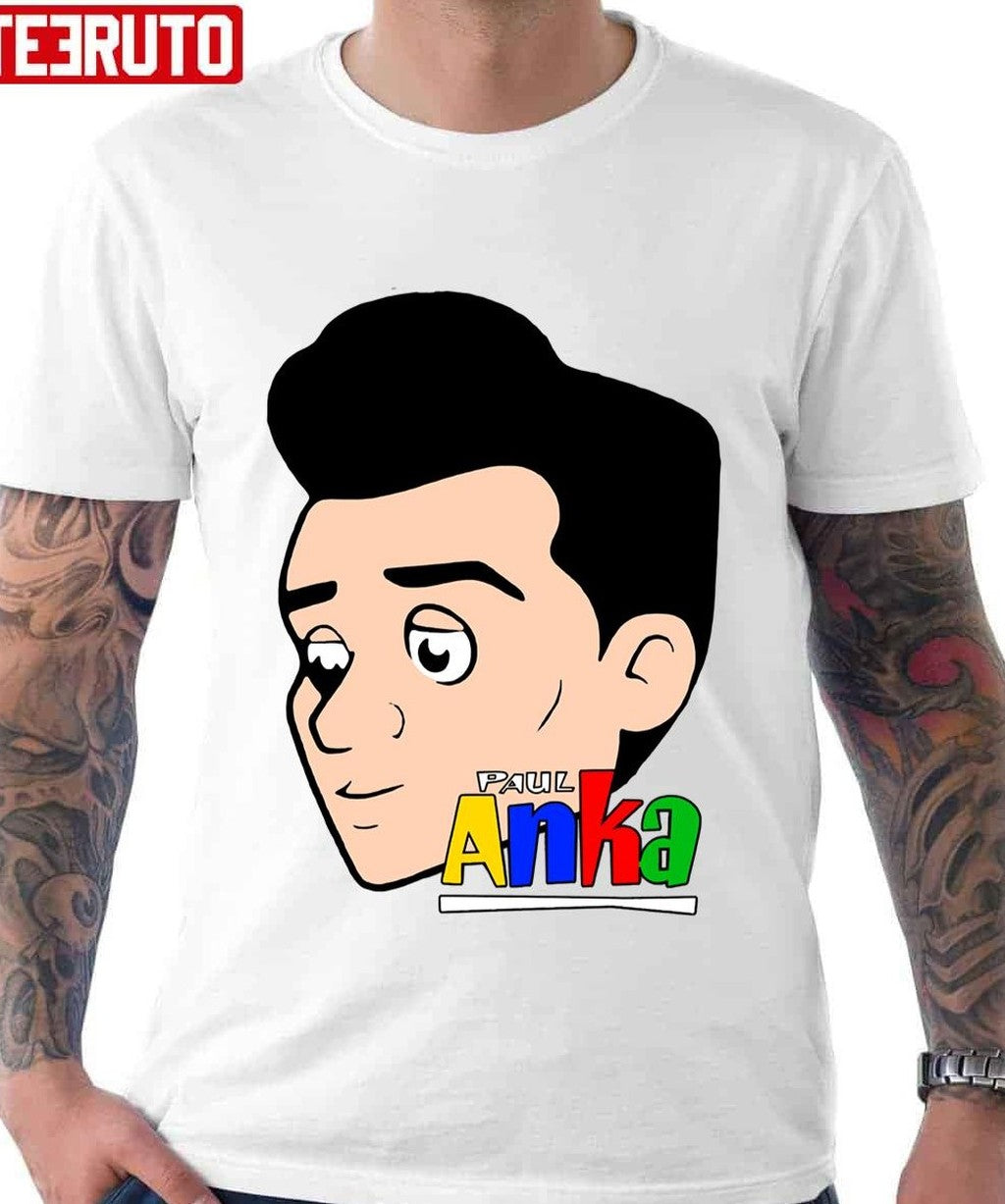 Paul Anka Tribute Cartoon Art Unisex Hoodie