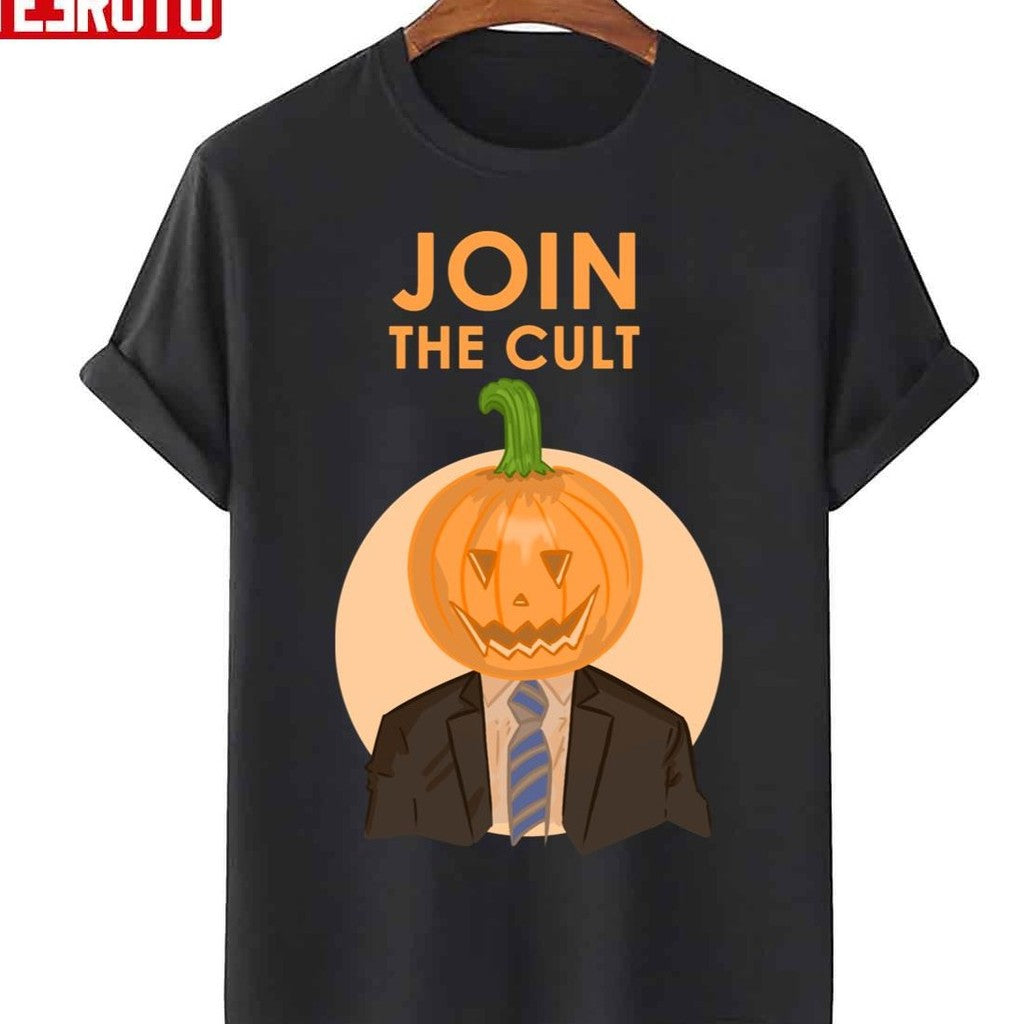 Pumpkin Head Dwights Halloween Unisex T-Shirt