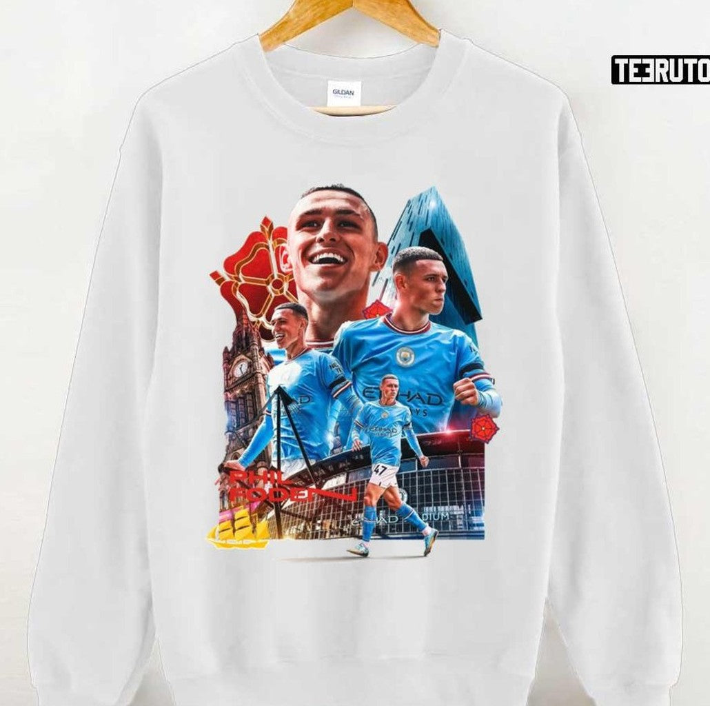 Phil Foden Collage Design Unisex Sweatshirt