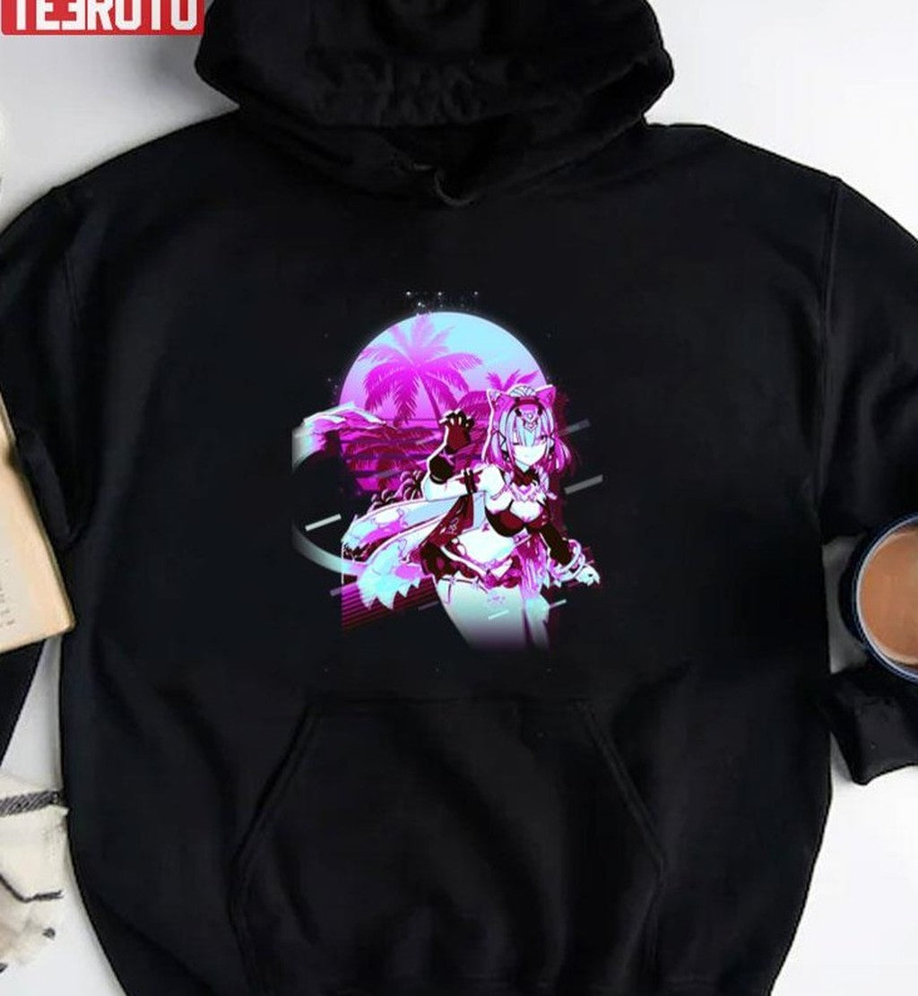 Pardofelis Reverist Calico Honkai Impact 80s Retro Unisex T-Shirt