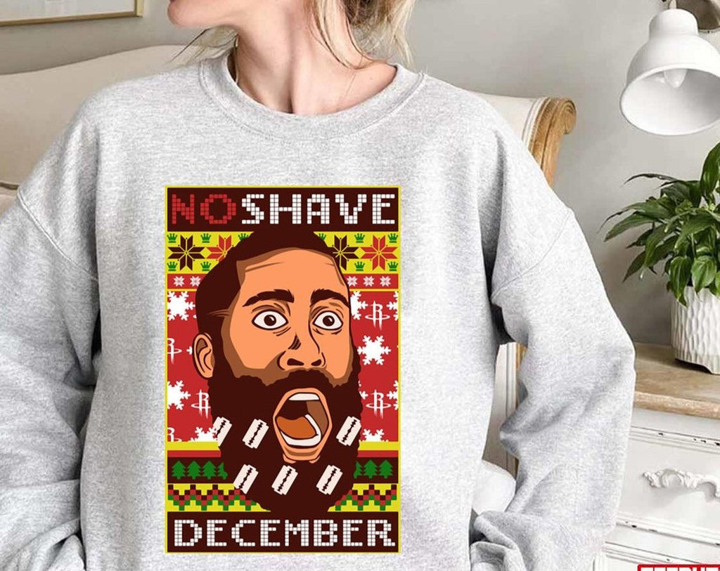 No Shave December Christmas Unisex Sweatshirt